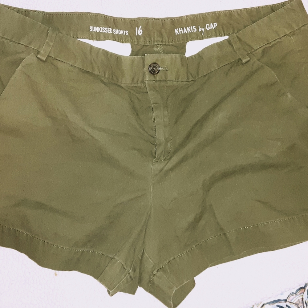Khaki shorts by GAP
